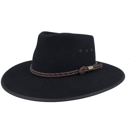 Brixton - Negro western Sombrero - Countryman Woolfelt By Statesman Black Western @ Hatstore