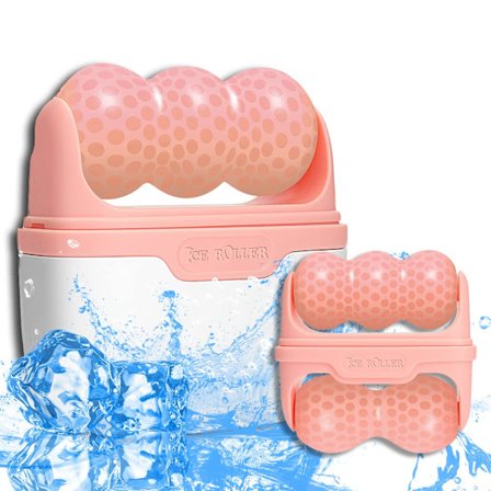 Ice Roller för ansikte och ögon, Ice Roller för lindring av ögonsvullnader, migrän, smärtlindring, mindre skada, sommarkylande 