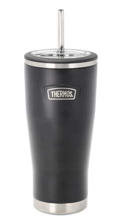 THERMOS Termokrus m/sugerør Svart 0,7L