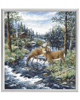 Stickpackung Bild Morgenruhe