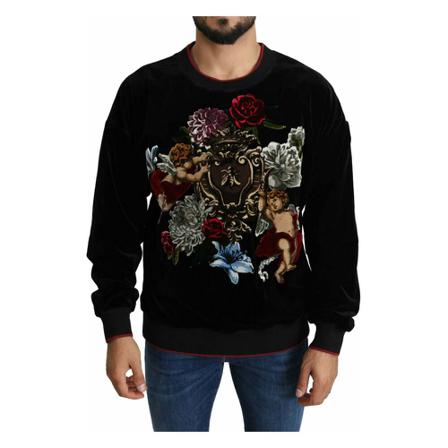 Dolce & Gabbana Sweatshirts Sort, Herre, Størrelse: M
