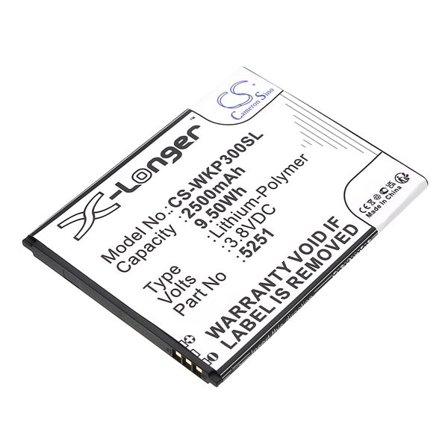 Batteri till SmartPhone, Mobil för Wiko Pulp 3G, Pulp 4G, Robby m.fl.