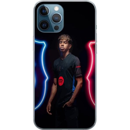 Yhteensopiva Puhelinkuori Apple Apple iPhone 12 Pro Yamal Fotboll FC Barcelona Ung Talang Spelare Spanien