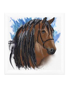 Broderikit Tavla Hästen - Needleart World