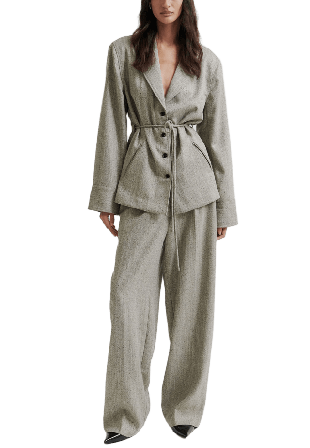 Second Female Jun Trousers Byxor Dam Beige L