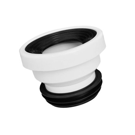 1/2/3/5 Offset toalettflänskoppling PVC för reparation av urinaler