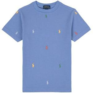 Kids - Ralph Lauren Blue Embroidered T-Shirt 7 Years - Tops - 7 years - Blue
