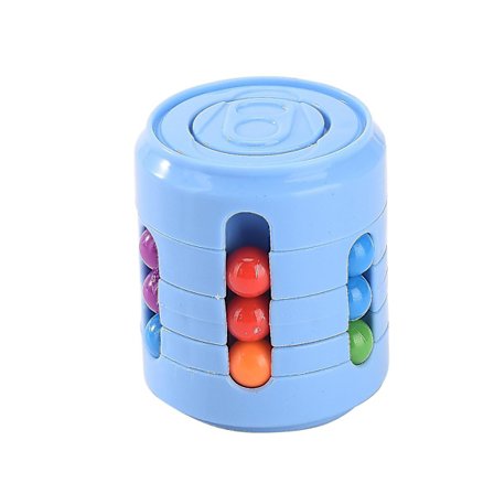 Magic Bean Cube Sormenpäälelut Pyörivä Stressilelu Sormenpää Pyörivä Päälyspallolaakeri
