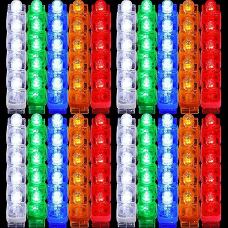 20-100 st LED Finger Lights Ljusa Finger Rave Lights Finger Ring Glow Sticks Små Finger Laser Holiday Light Up Fingers Rings