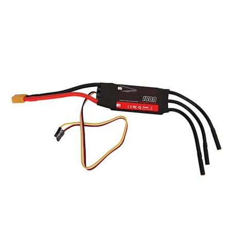 100A RC Elektrisk Hastighetsregulator Børsteløs Motor ESC Reservedel for DIY RC Fly Fastvinget Drone