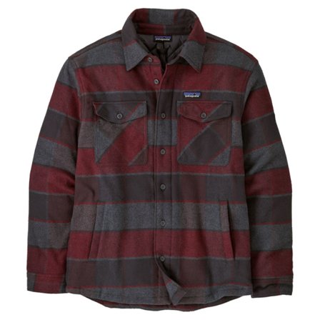 Patagonia M's LW Insulated Fjord Flannel Shirt William: Ink Black - M