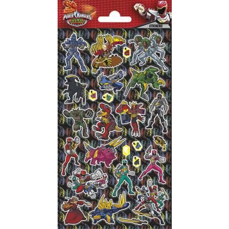 Power Rangers 25 St Klistermärken Klistermärke