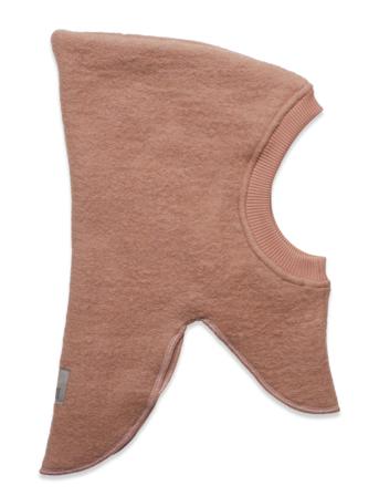 Balaclava Flower Wool Accessories Headwear Balaclava Rosa Huttelihut*Betinget Tilbud