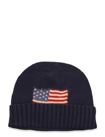 Combed Cotton Flag Hat Navy Ralph Lauren Kids