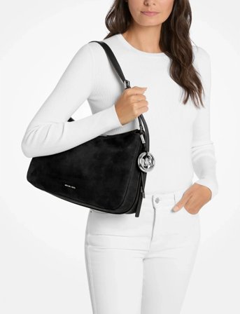 Michael Kors Md Tz Conv Shldr - Black - ONE SIZE