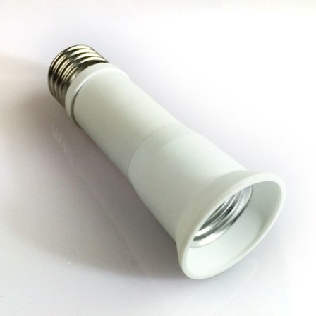E27 til E27 Lampe Sokkel Lyspære Sokkel Adapter Skrue Lys