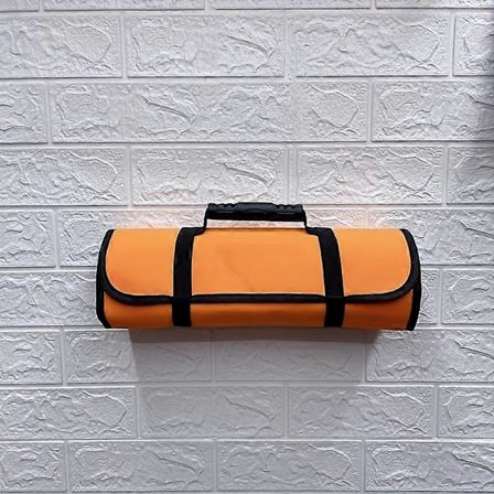 Ny stil 1 stk Verktøyrull Organizer Skiftenøkkel Organizer & Verktøyveske Skiftenøkkelrull Inkluderer Lommer Rull Opp Verktøyveske For Elektriker, VVS