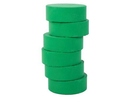 PLAYBOX Färgpuckar 57mm, mörkgrön 6/fp - Lyreco - Skola och förskola - Målarfärg och tillbehör - Färgblock