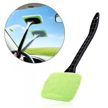 Vindusrenser for bil - Mikrofiberklut med skaft