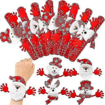 20-pak julearmbånd Armbånd Jule-spænde Armbånd Festgaver Julearmbånd Jul