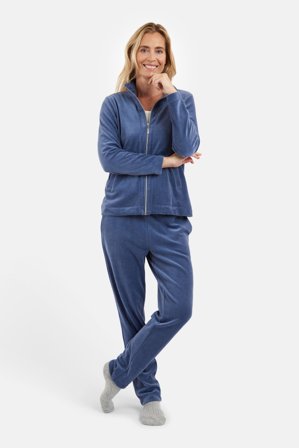 BRANDTEX - Joggingsæt - Støvet blå