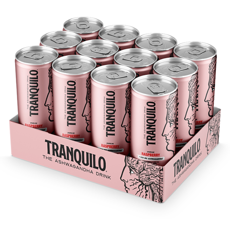 12 x Tranquilo 330 ml Hallon