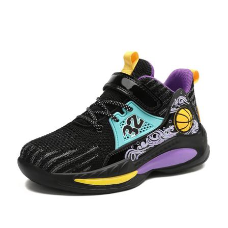 Platta Sneakers För Pojkar Med Rund Tå