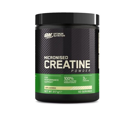Optimum Nutrition Creatine Powder Unflavored 317 g, Helse & Madvarer, Ingredienser, Kreatin