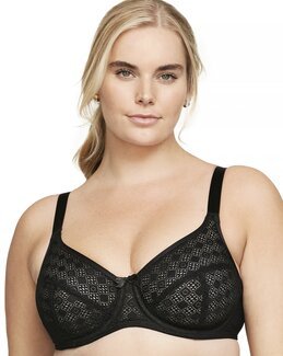 Bygel-bh Svart - D105 - Glamorise