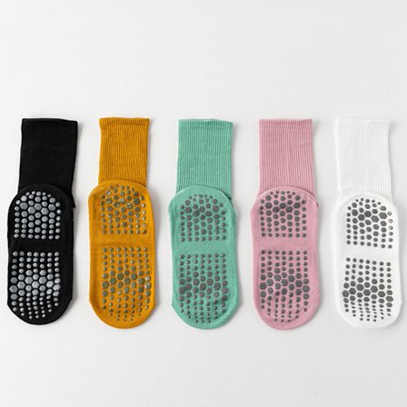 ABS-sukat 5 paria premium-luokan liukumattomat sukat naisille ja miehille 34-