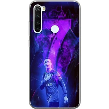 Kompatibel Mobilcover til Xiaomi Xiaomi Redmi Note 8 Ronaldo 7 - Fodboldlegende i Handling for Fans