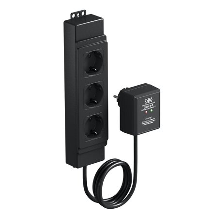 Obo Bettermann 5092701 Finbeskyttelse 3-veis, innebygd temperaturvern, Stikkontakter & kabler