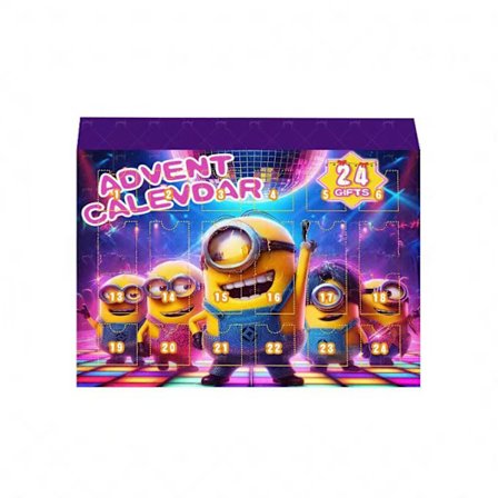 Hot 2025 Minions Halloween Kalender Blind Box Adventskalender Jul, 24 Dagers Nedtellingskalender