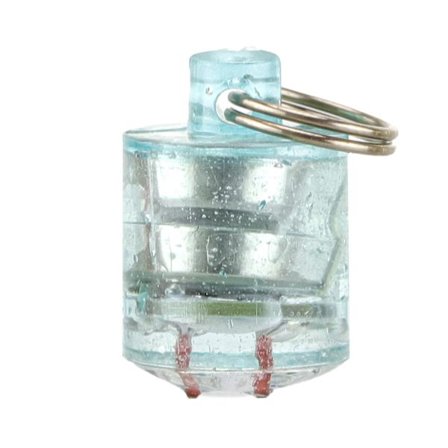 Naievear Fiskefelle Lys Mini Sylindrisk Led Tre Farger Blinkende Fiske Lampe For Fiske