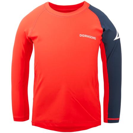 Didriksons Surf Kids LS UV Top 3 Children swimming suits Orange 110