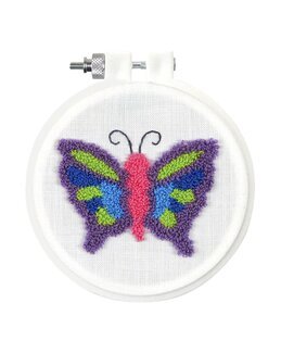 Tuftausneulasetti perhonen-Design Works Crafts