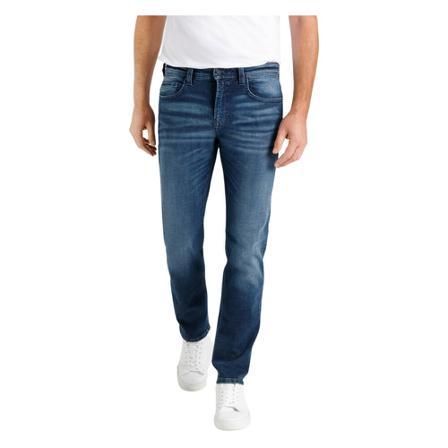 Mac, Straight Jeans Blauw, Heren, Maat:W38 L34