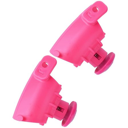 2 stk. Smart Vægtede Hula Ring Hoops Udskiftningsknuder Pink