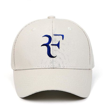 Federer Tennis Fan Broderet Baseball Cap Udendørs Sports Hat Casual Peaked Cap (FMY)
