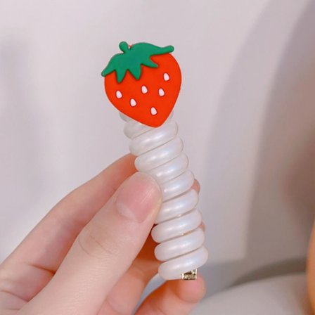 Spiral hårband Telefontråd Hårband 2 2