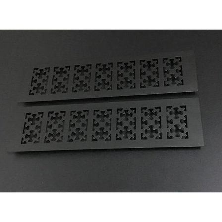 Snöblomma Rutnät Rektangel Aluminium Ventilationsgaller Skydd