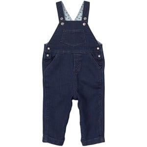 Kids - Petit Bateau Dark Blue Baby Denim Overalls 12 months - All in ones - 12 months - Blue
