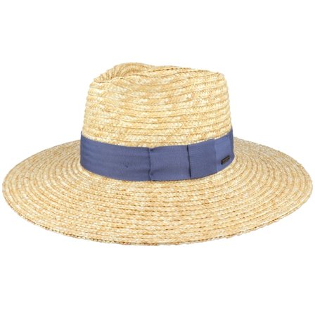 Brixton - Beige - straw - Hat - Joanna Hat Honey/Joe Blue Straw Hat - Hatstore