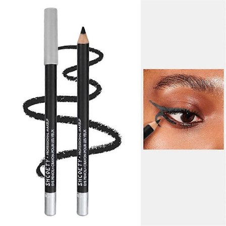 24 HR Vanntett Eyeliner Duo Spissbar Øyeblyant, Holdbare Øyeblyanter