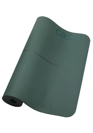 Casall Yoga Mat Position Teal/Black 4 mm, Sport & Velvære, Yogaudstyr, Yogamåtter