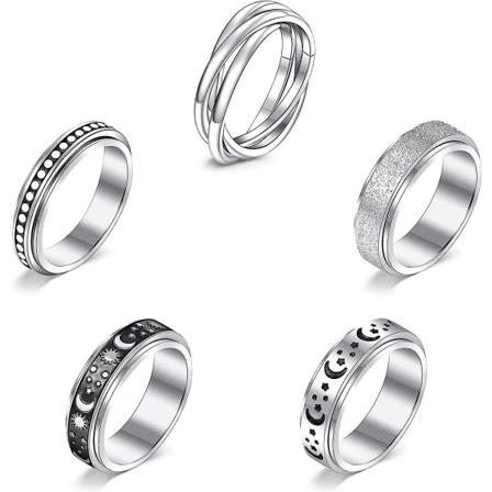 Anxiety Ring For Women Spinner Ring 9
