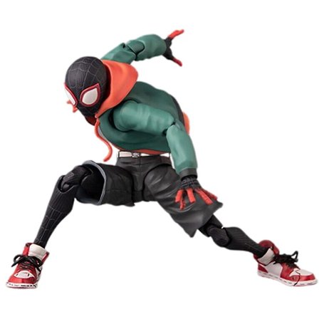 Spider-man: Across the Spider-vers Into The Spider Verse Miles Morales Actionfigur Set Fans Presenter Heminredning