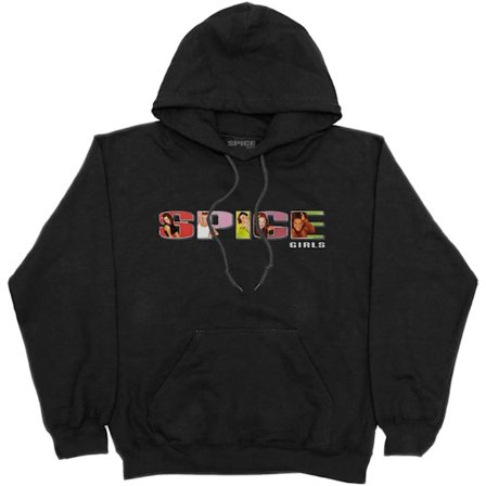 Spice Girls Unisex Vuxen Logohuvtröja M Svart