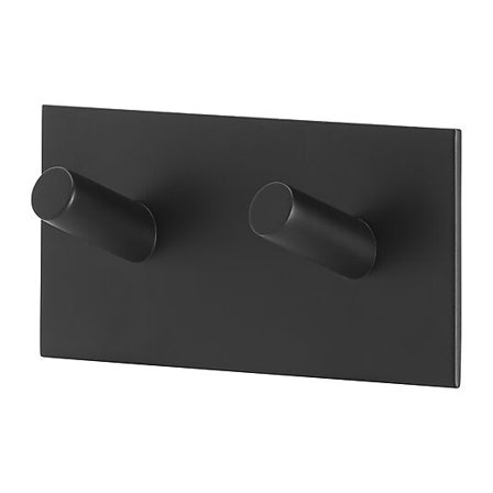 TIGER KROKREKKE SQUARE, KROKREKKE MED 2 STK SORTE KROKER I RUSTFR