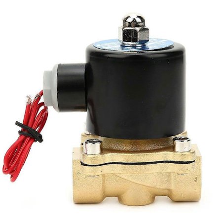 Korkealaatuinen 2W160-15 Normaalisti Suljettu Kuparinen Solenoidiventtiili 2W-160-15 12V